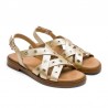 Sandalias Planas Mujer Porronet 3125 Oro