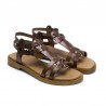 Sandalias Planas Mujer Porronet 3128 Moka