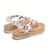 Sandalias Planas Mujer Porronet 3144 Blanco