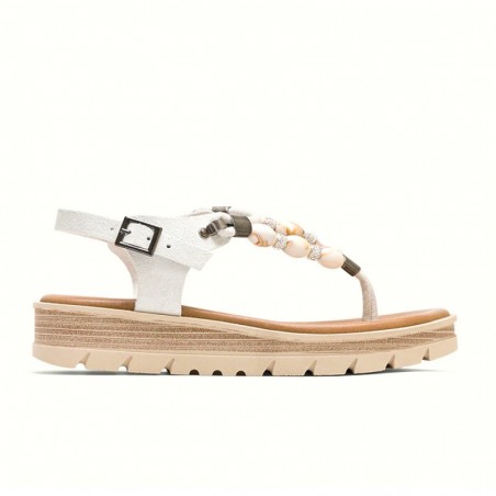 Sandalias Planas Mujer Porronet 3144 Blanco