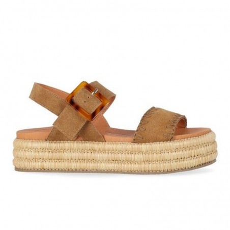 Sandalias Planas Mujer Chika10 Ekos 01 Cuero