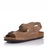 Sandalias Planas Mujer Inter-Bios 7112 Beig