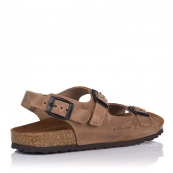 Sandalias Planas Mujer Inter-Bios 7112 Beig
