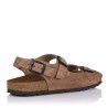 Sandalias Planas Mujer Inter-Bios 7112 Beig