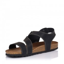 Sandalias Planas Hombre Inter-Bios 9557 Negro