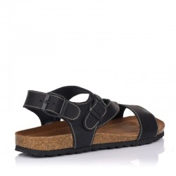 Sandalias Planas Hombre Inter-Bios 9557 Negro