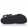 Sandalias Planas Hombre Inter-Bios 9557 Negro