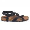 Sandalias Planas Mujer Inter-Bios 7179 Negro