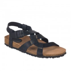 Sandalias Planas Mujer Inter-Bios 7179 Negro