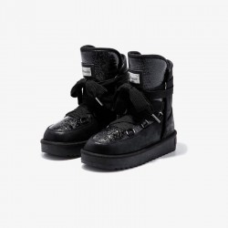 Botines Planos Mujer D.franklin Dfsh371009 Negro