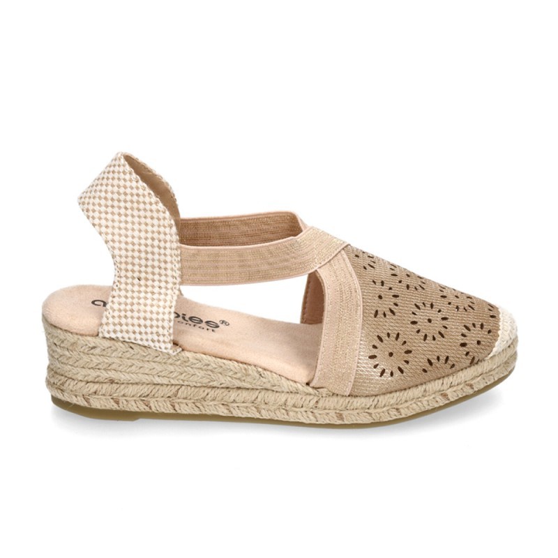 Cuñas Mujer Zapp 28506 Oro