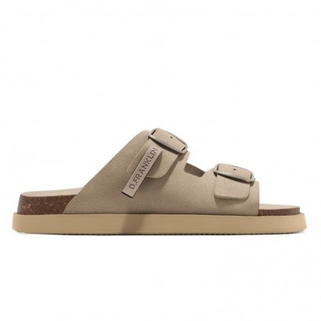 Sandalias Planas Mujer D.franklin Dfsh407001 Taupe
