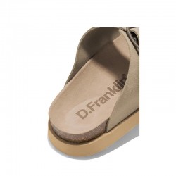 Sandalias Planas Mujer D.franklin Dfsh407001 Taupe