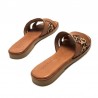 Sandalias Planas Mujer MTNG 54181 Natural