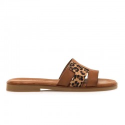 Sandalias Planas Mujer MTNG 54181 Natural