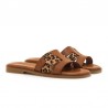 Sandalias Planas Mujer MTNG 54181 Natural