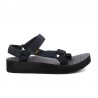 Sandalias Planas Mujer Teva 1090969 Negro