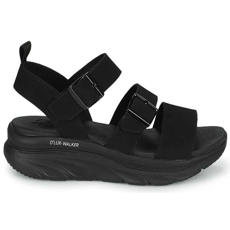 Sandalias Planas Mujer Skechers 119234 Negro