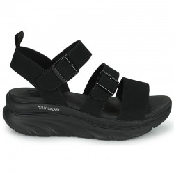 Sandalias Planas Mujer Skechers 119234 Negro