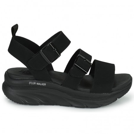 Sandalias Planas Mujer Skechers 119234 Negro