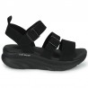 Sandalias Planas Mujer Skechers 119234 Negro