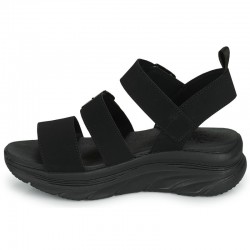 Sandalias Planas Mujer Skechers 119234 Negro