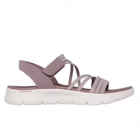 Sandalias Planas Mujer Skechers 141473 Rosa