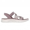 Sandalias Planas Mujer Skechers 141473 Rosa