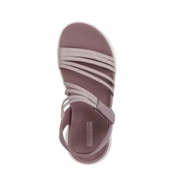 Sandalias Planas Mujer Skechers 141473 Rosa