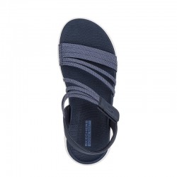 Sandalias Planas Mujer Skechers 141473 Marino