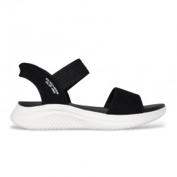 Sandalias Planas Mujer Skechers 119804 Negro