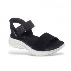 Sandalias Planas Mujer Skechers 119804 Negro