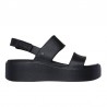 Sandalias Planas Mujer Skechers 111257 Negro-Negro