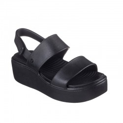 Sandalias Planas Mujer Skechers 111257 Negro-Negro