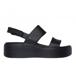 Sandalias Planas Mujer Skechers 111257 Negro-Negro