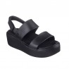 Sandalias Planas Mujer Skechers 111257 Negro-Negro