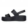 Sandalias Planas Mujer Skechers 111257 Negro-Negro