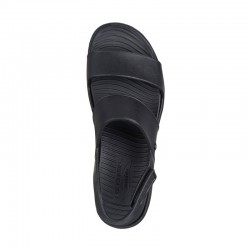 Sandalias Planas Mujer Skechers 111257 Negro-Negro