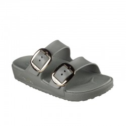 Sandalias Planas Mujer Skechers 111592 Kaki
