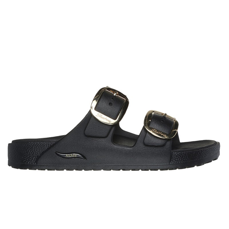Sandalias Planas Mujer Skechers 111592 Negro