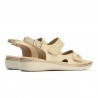 Sandalias Planas Mujer Pitillos 10300 Oro