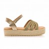 Sandalias Planas Mujer MTNG 54501 Oro