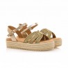 Sandalias Planas Mujer MTNG 54501 Oro