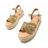 Sandalias Planas Mujer MTNG 54501 Oro