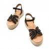 Sandalias Planas Mujer MTNG 54501 Negro