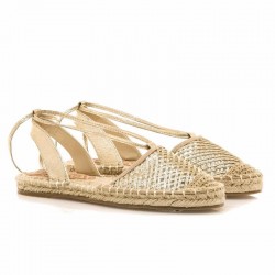 Sandalias Planas Mujer MTNG 51841 Oro