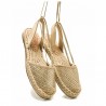 Sandalias Planas Mujer MTNG 51841 Oro