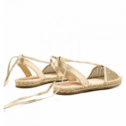 Sandalias Planas Mujer MTNG 51841 Oro