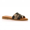 Sandalias Planas Mujer MTNG 54181 Negro