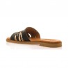 Sandalias Planas Mujer MTNG 54181 Negro